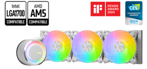 קירור נוזלי לבן למעבד MSI MAG CORELIQUID E360 WHITE