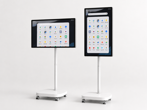 מסך מגע חכם SmartView32 32" Full HD IPS Android 14 עם מצלמה, מיקרופון ורמקולים מובנים
