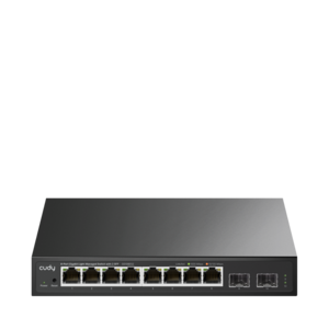 מתג Gigabit Easy-Managed 8 פורטים עם 2 SFP