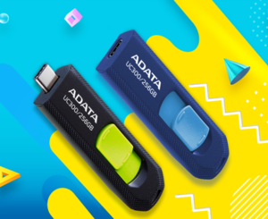 ADATA UC300 USB-C Flash Drive - ACHO-UC300-64G-RBK/GN