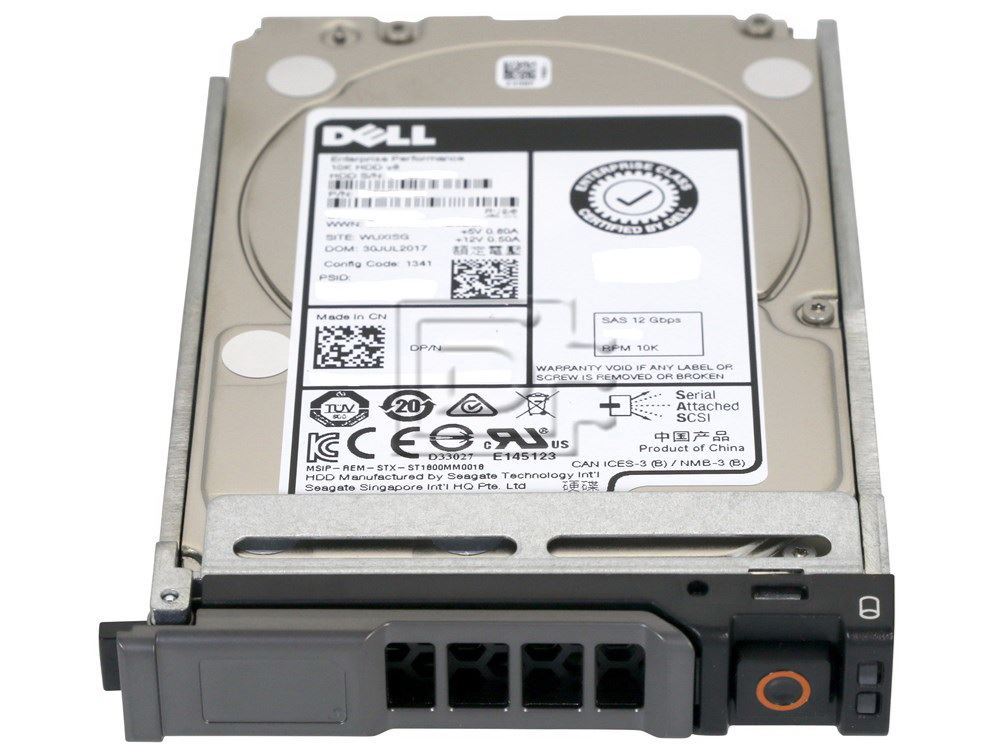 Dell 2.4TB 10K RPM SAS 12Gbps 2.5in HD Kit DELL