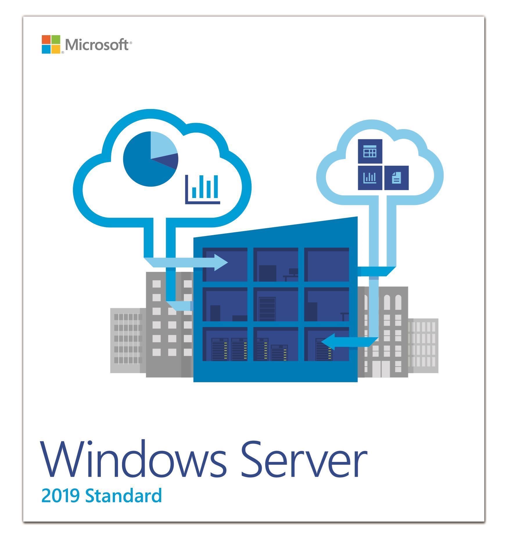 Windows Svr Std 2019 English 1pk DSP OEI 16Cr NoMedia/NoKey (APOS)AddLic WINDOWS