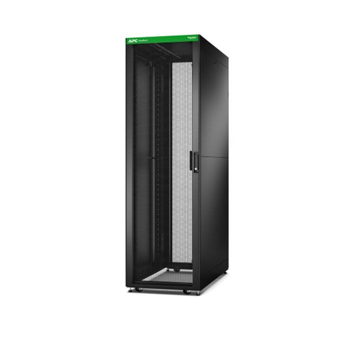 Easy Rack 600mm/42U/1000mm, with Roof, Side panel,castors,feet and 4 Brackets, No Bottom, black EASY