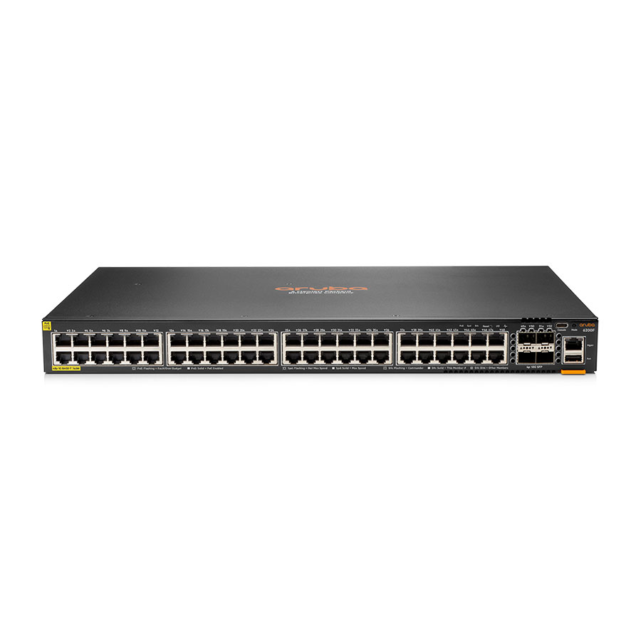 Aruba 6200F 48G Class4 PoE 4SFP+ 740W Switch ARUBA
