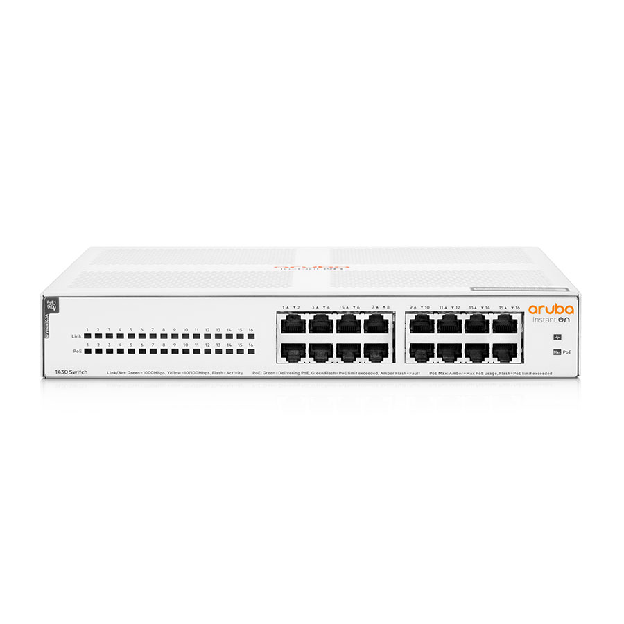 Aruba Instant On 1430 16G Class4 PoE 124W Switch ARUBA