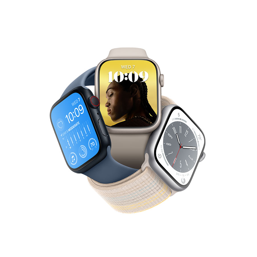 Apple Watch Series 8 GPS + Cellular 45mm Aluminium Case with Sport Band - Regular APPLE