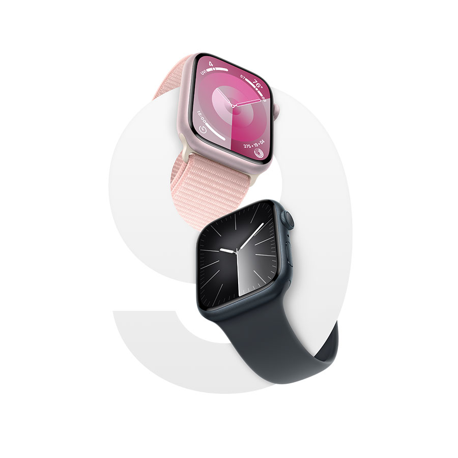 Apple Watch Series 9 GPS 45mm Aluminium Case with Sport Band APPLE