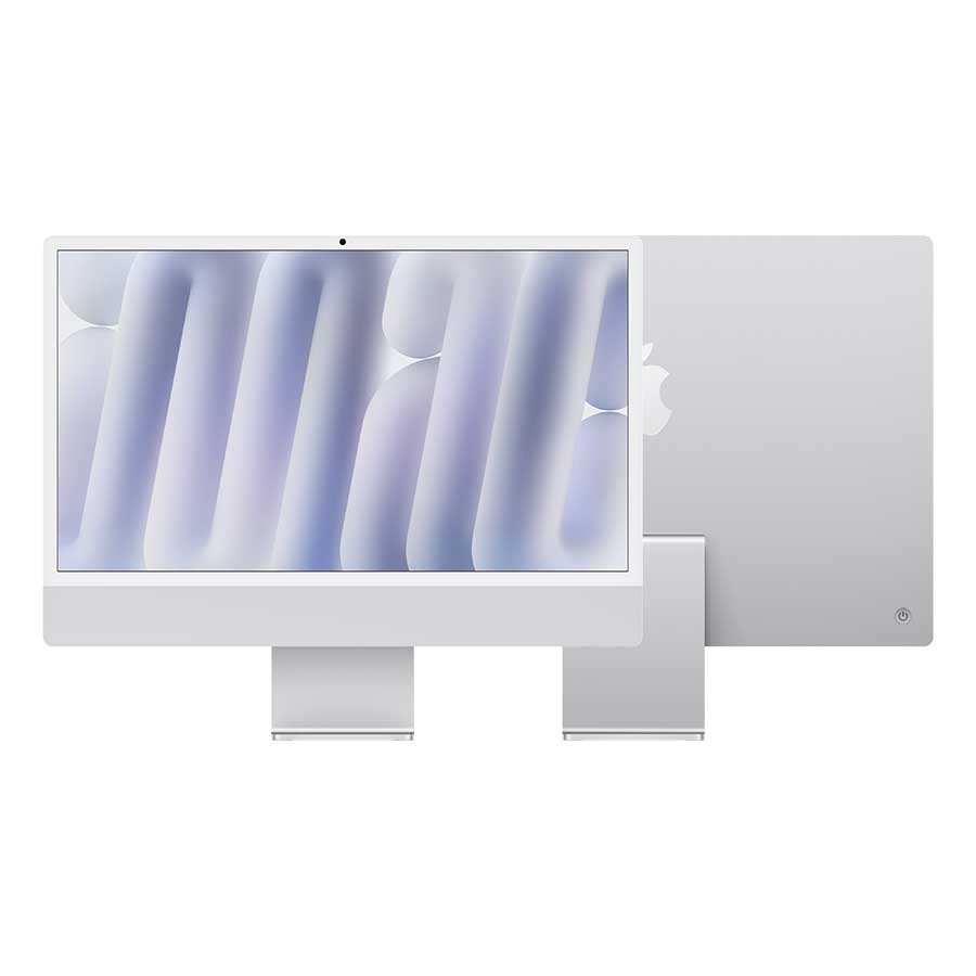 Apple 24inch iMac with Retina 4.5K display, Nano-texture glass: Apple M4 chip with 10 core CPU and 10 core GPU, 256GB SSD, 16GB - Silver APPLE