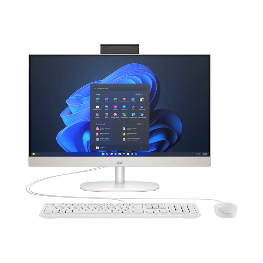 HP AIO 240 G10 24’ FHD i3-N300/8GB/512SSD/DOS/WIFI/WHITE/3YOS HP