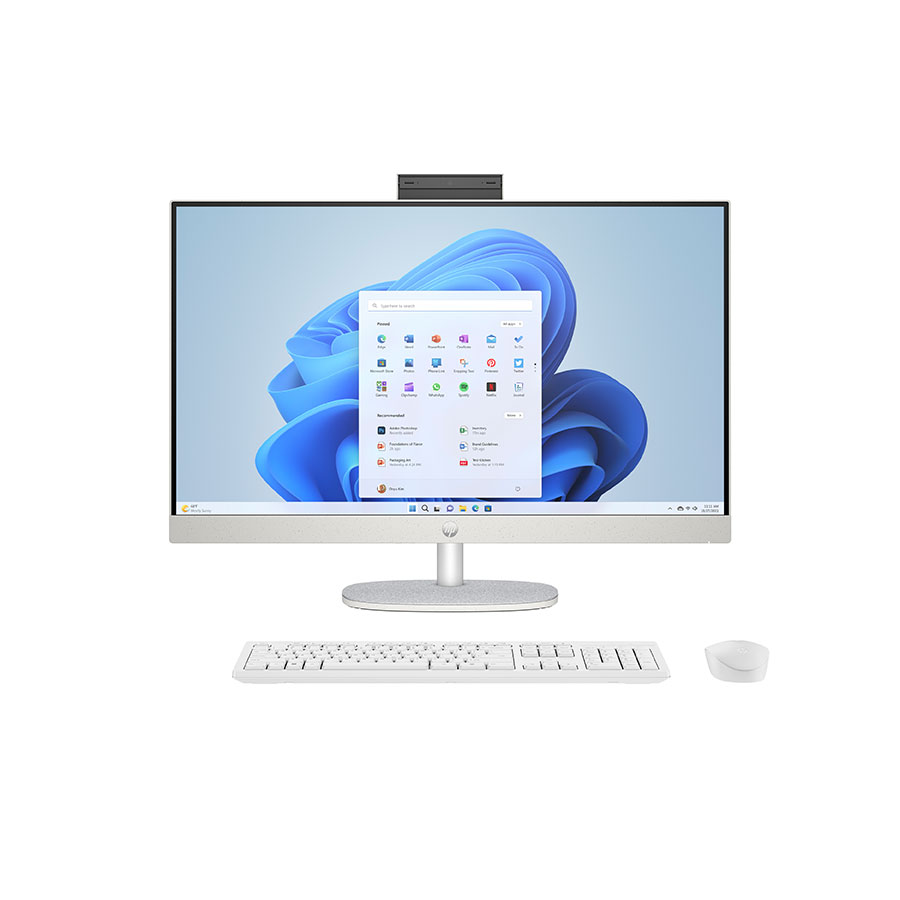 HP AIO 27" 27-cr2008nj /Ultra7 255U/32GB (2x16GB) DDR5/1T NVMe /Windows 11 HOME/White/3yw HP