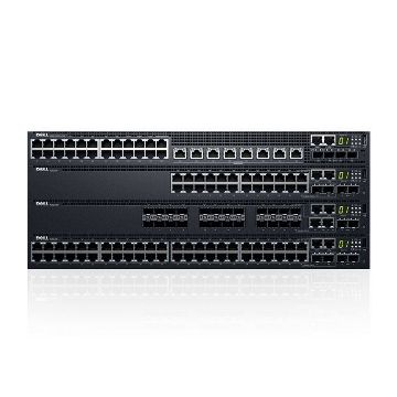 Dell EMC N3024EP-ON Switch, 24x 1Gb, 2x SFP+ 10GbE, 2x GbE combo ports, L3, Stacking, IO to PSU air