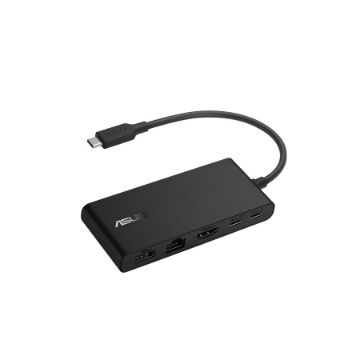 ASUS DC201 Dual 4K USB-C Dock / Type-C (output 96W) / Type-C port (in 100W) / USB 3.2 / RJ-45 / HDMI