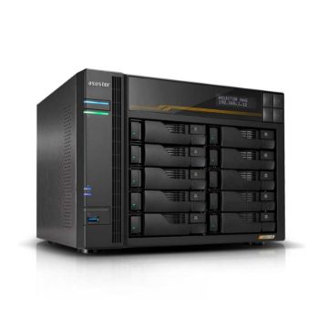 Asustor Lockerstor 10 Gen3 10 Bay NAS, Quad-Core 2.3GHz CPU, Dual USB 4 Ports, Dual 10GbE Ports, Dua